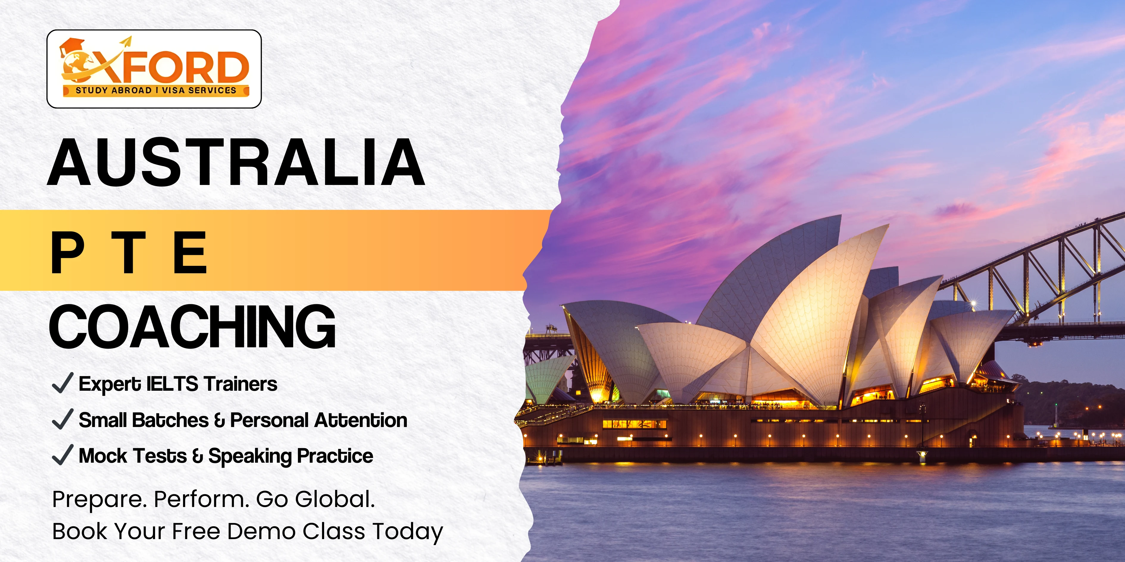 PTE Coaching Australia in Sonipat – Get expert PTE coaching, university admissions, visa guidance